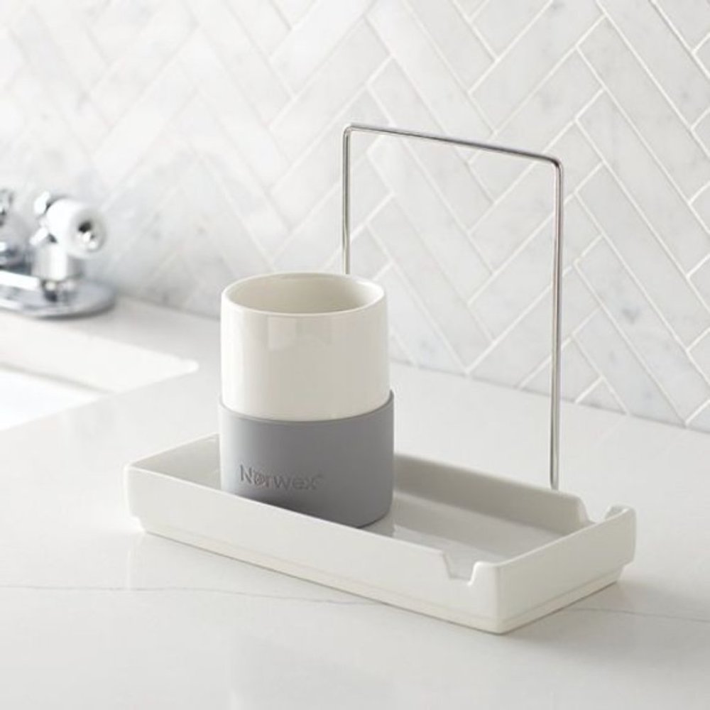 Norwex Porcelain Sink Organizer - New in Box!